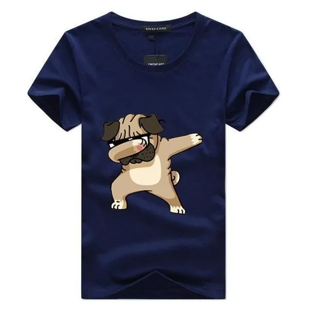 Animal Dog Print Hipster Funny t shirt