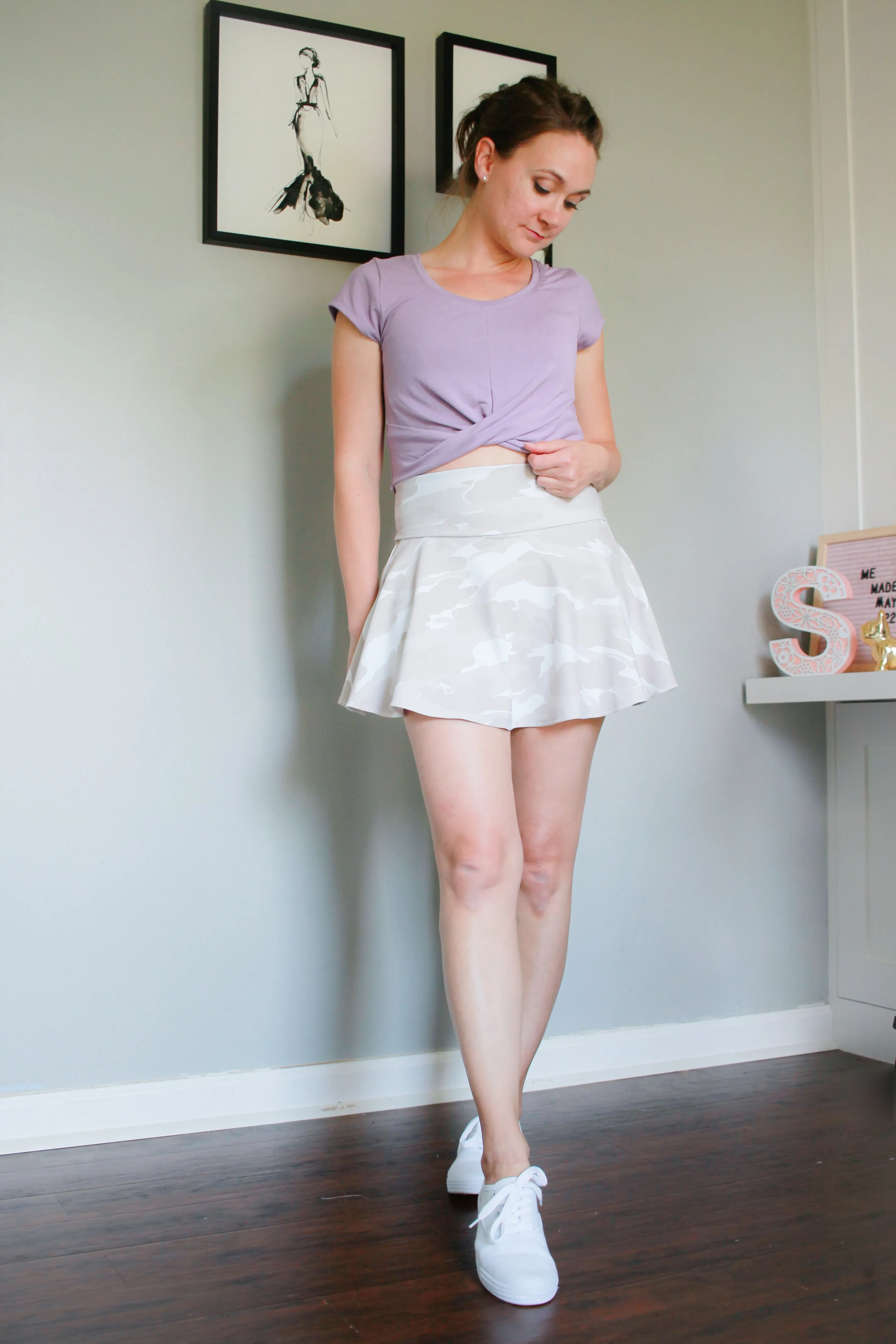 Aria Twist Top PDF Sewing Pattern Sizes B-M