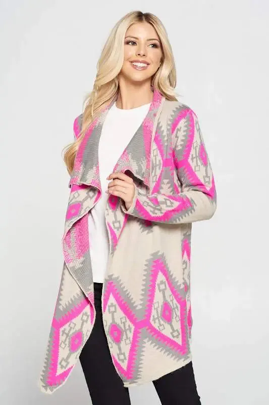 Bohemian Luxe Knit Cardigan Wrap