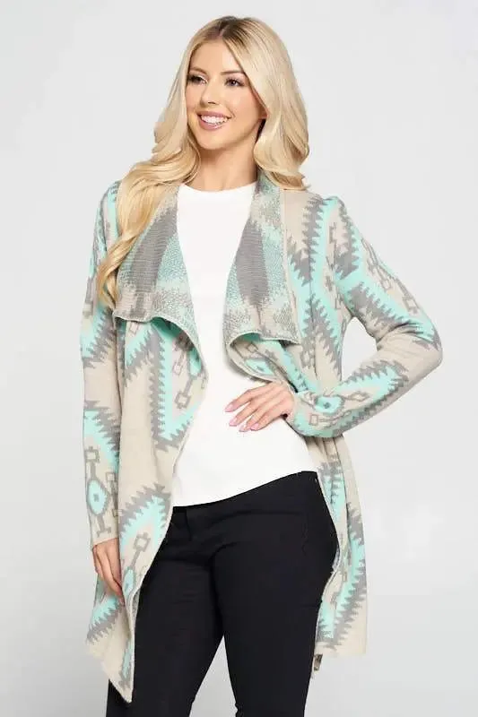 Bohemian Luxe Knit Cardigan Wrap