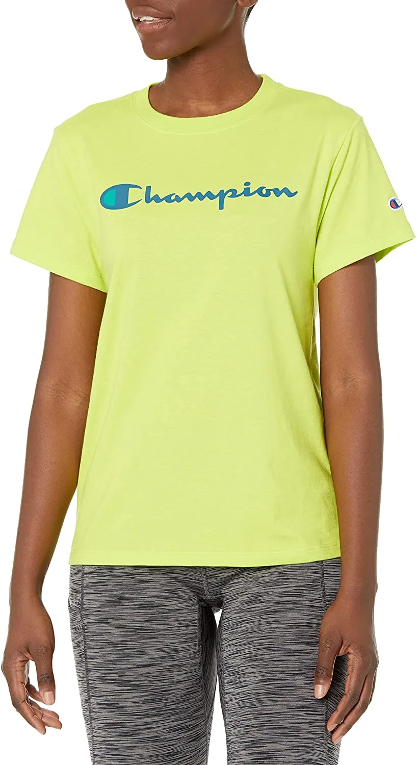 Champion Women's Classic Screen Print Script T-Shirt