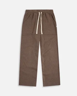 Chevron Jacquard Knit Pants