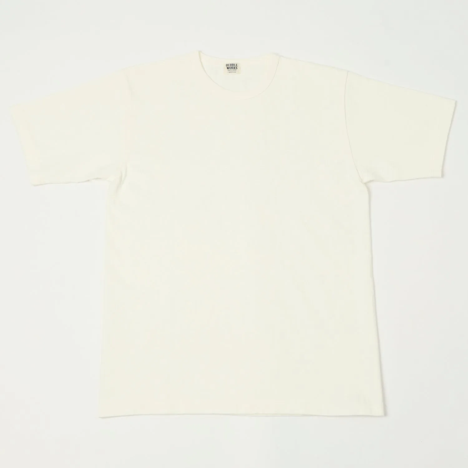 Dubbleworks Heavyweight Short Sleeve Tee - Off White