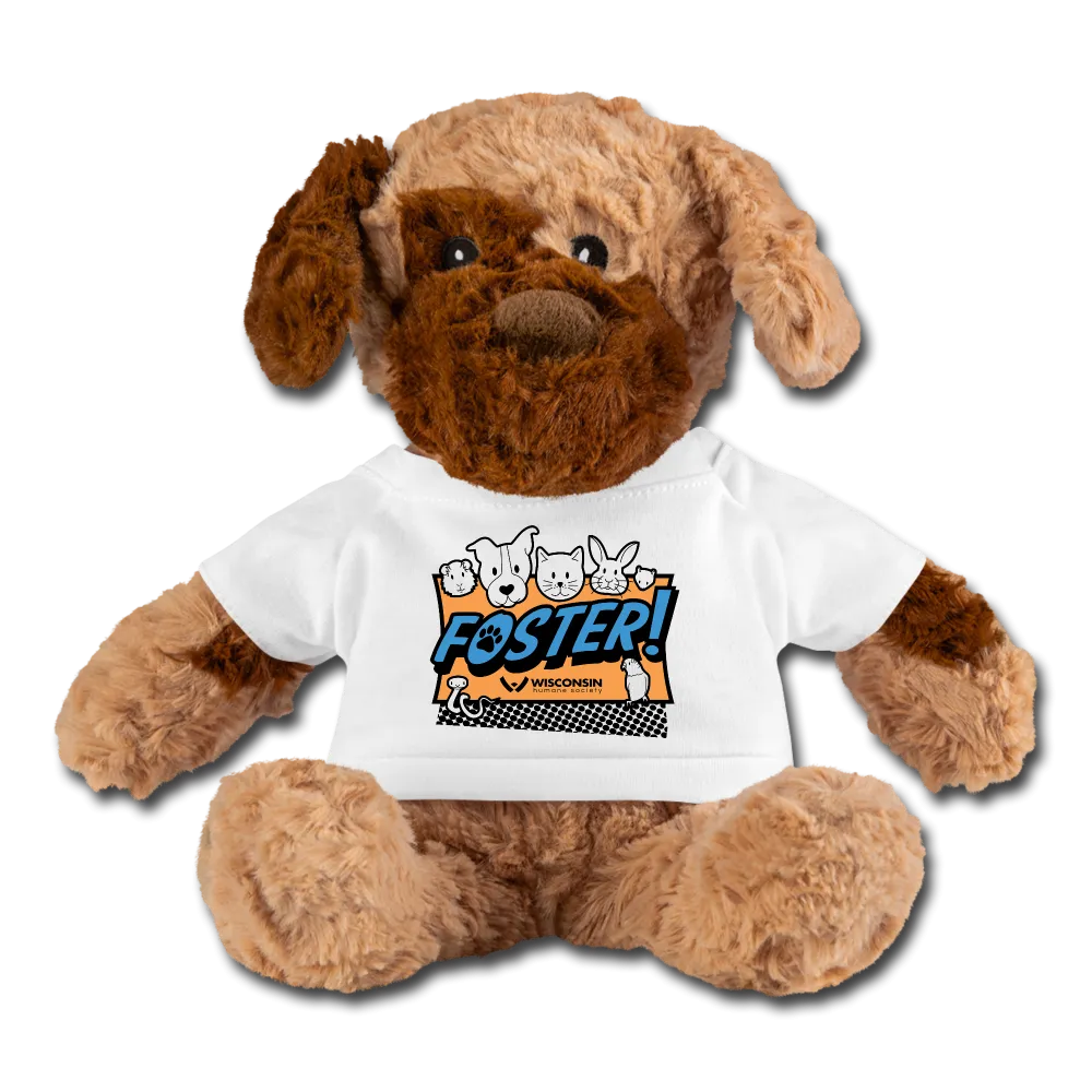 Foster Logo Plush Dog