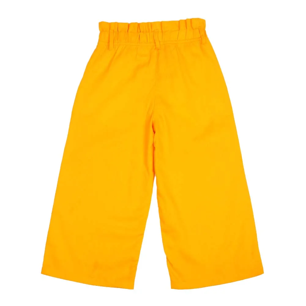 Girls Cotton Pants - Citrus