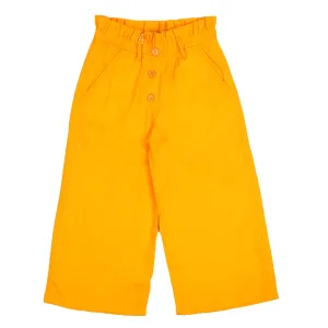 Girls Cotton Pants - Citrus