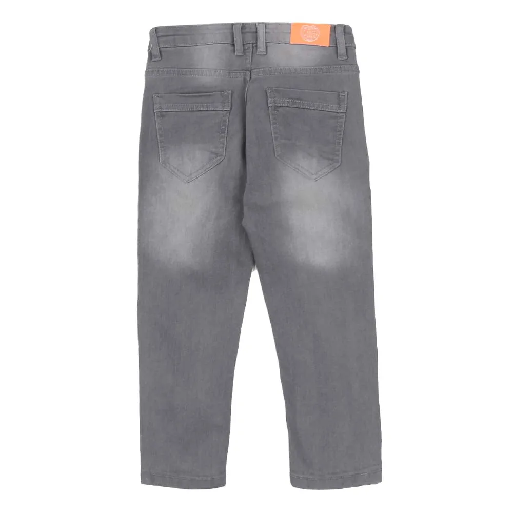 Girls Pant Denim - Light Grey