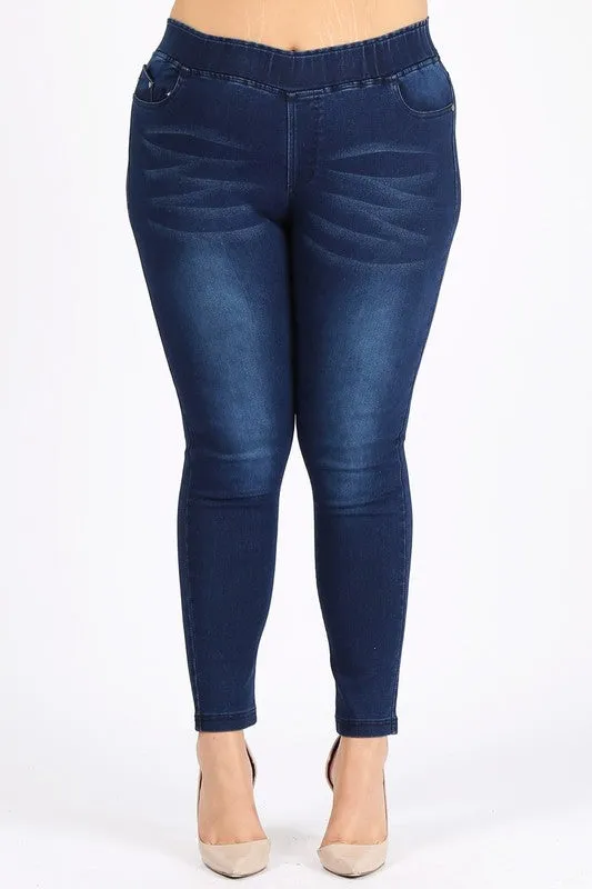 HI Curvy Plus Size Women 4X/5X-5X/6X Super Plus Size Jeggings Pants