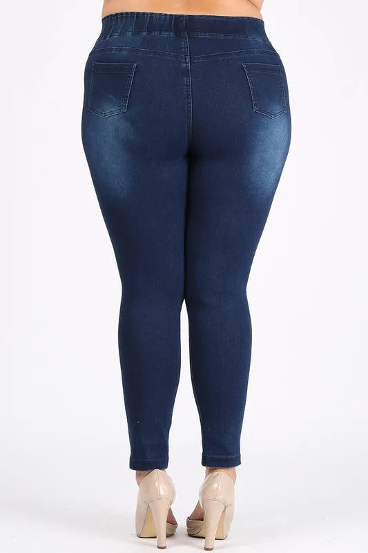 HI Curvy Plus Size Women 4X/5X-5X/6X Super Plus Size Jeggings Pants