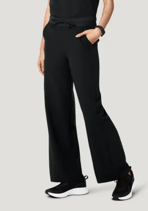 High Waisted Wide Leg Black