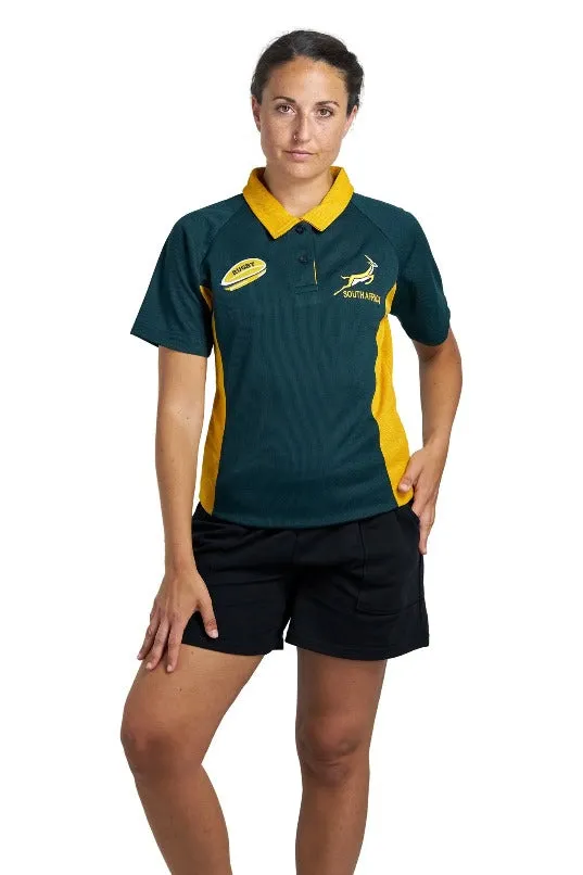 Ladies South Africa Rugby Half Sleeve Jersey