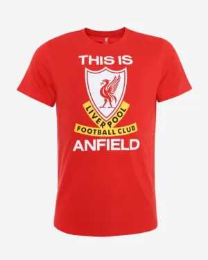 LFC Men's This Is Anfield Tees RED