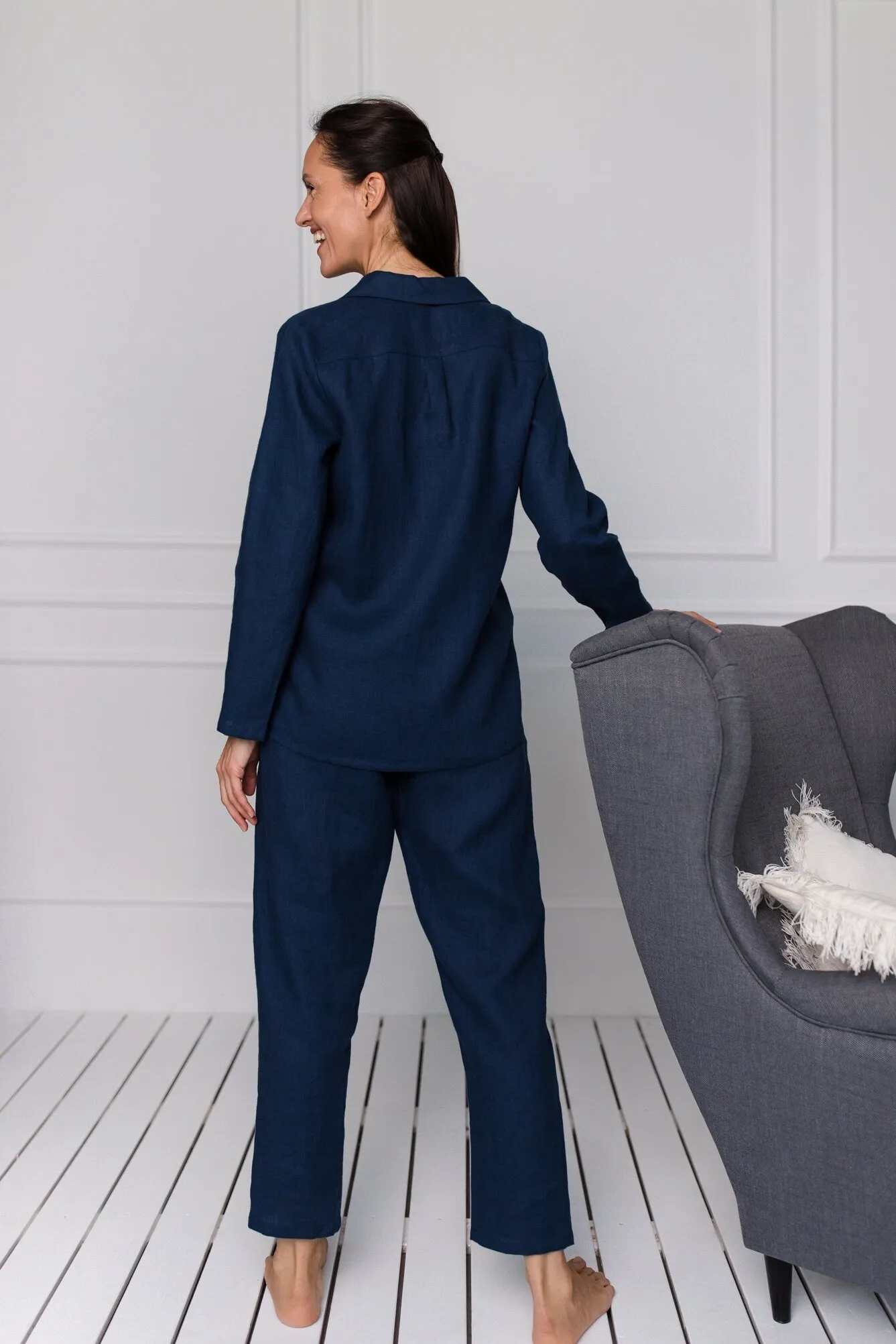 Linen Pajama Set