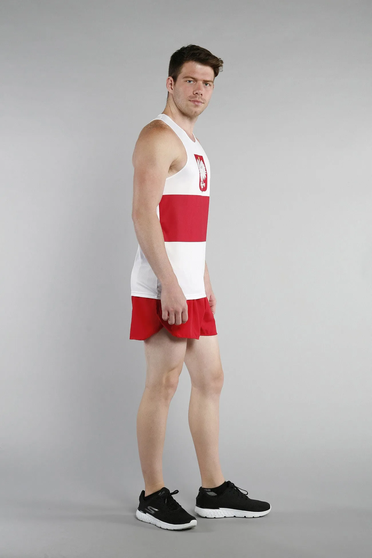 Men's Competitor Lite Printed Singlet [O-R] - Poland