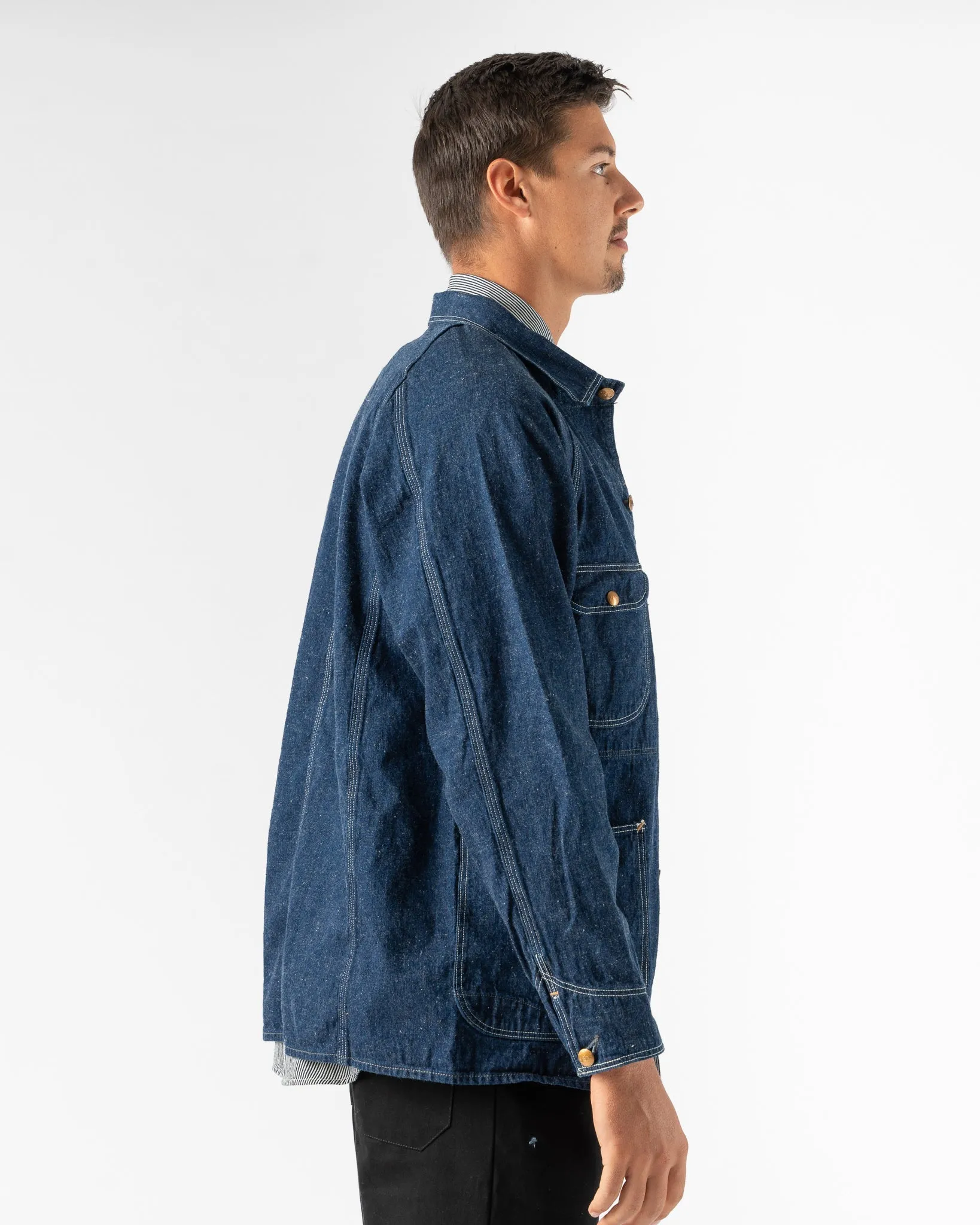 orSlow 50's Coverall Jacket in Denim One Wash