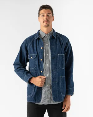 orSlow 50's Coverall Jacket in Denim One Wash