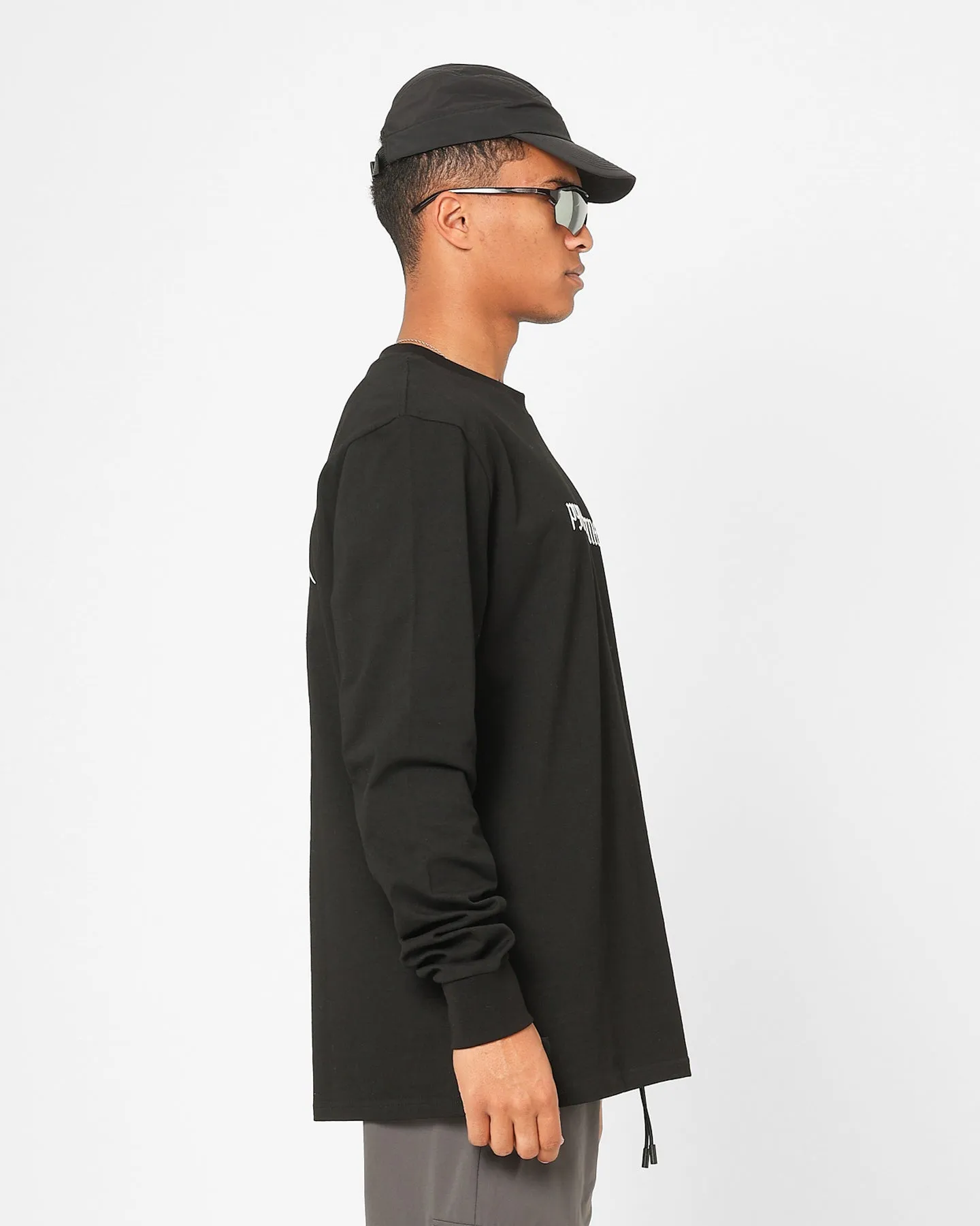 Pyra Rugged Long Sleeve T-Shirt Black/White