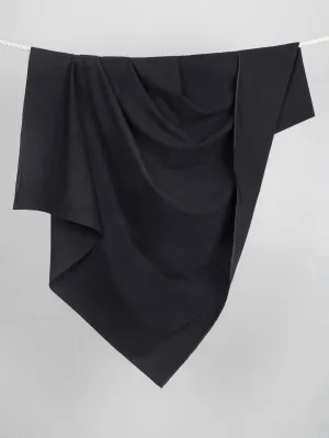 Substantial Organic Cotton Broadcloth - Black - Swatch