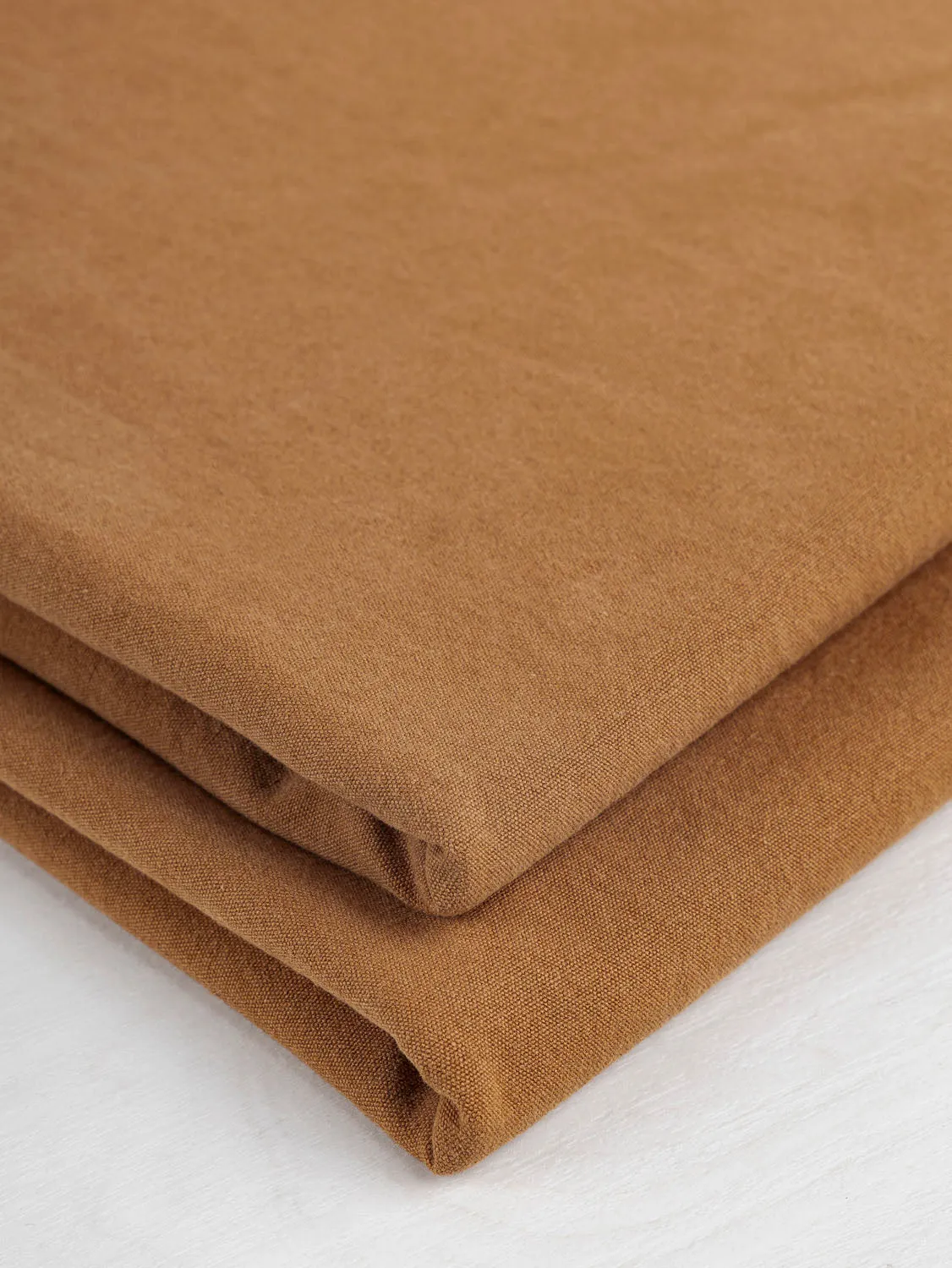 Substantial Organic Cotton Broadcloth - Caramel