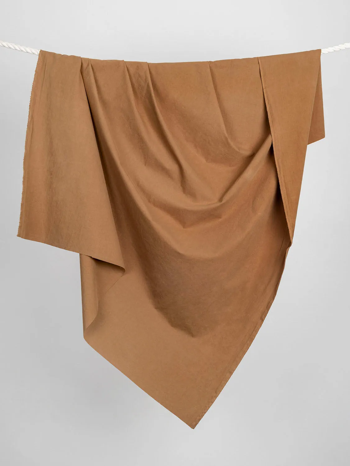 Substantial Organic Cotton Broadcloth - Caramel