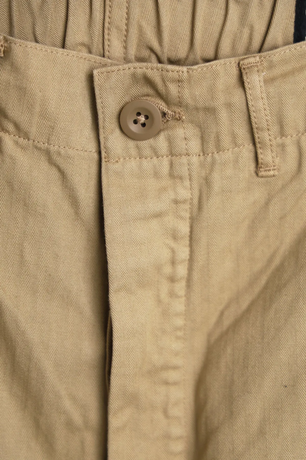 Wide Fit French Work Pants - Khaki